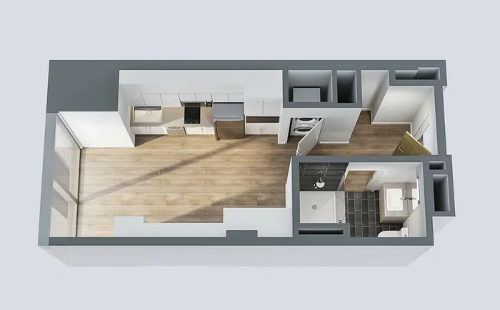 Studio Jr. Furnished