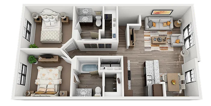 Rodeo B2 Unfurnished