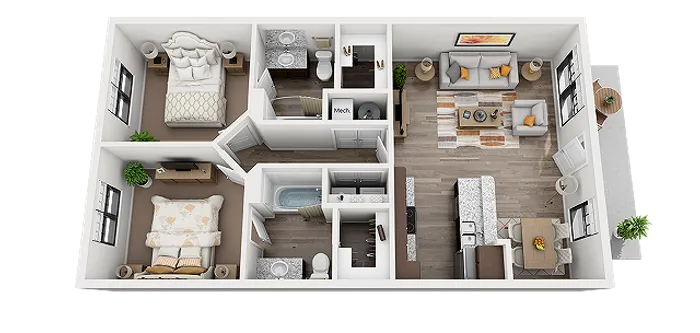 Alamo B3 Unfurnished
