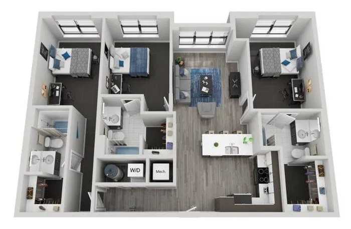 3 Bedroom 3 Bathroom