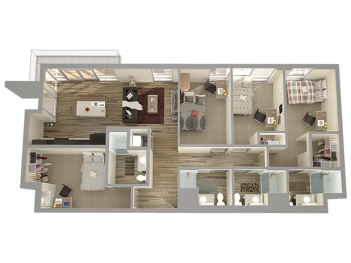 4 Bedroom 4 Bathroom