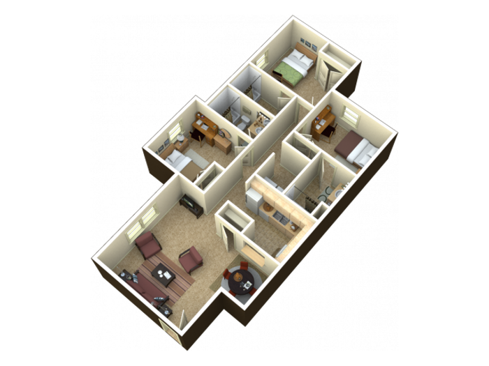 3 Bed 3 Bath