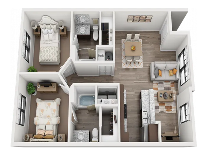 Two Step (B1) Furnished