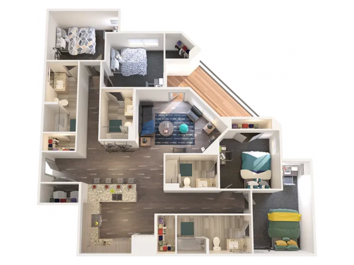 4X4 D2 | 4 bed 4 bath