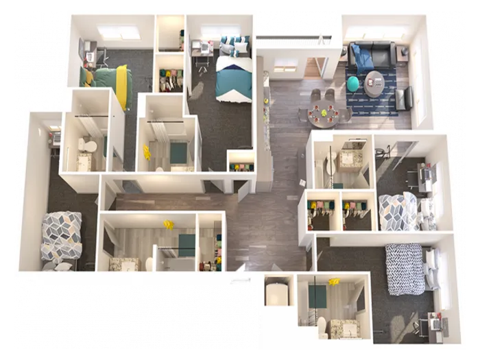 5X5 E2 | 5 bed 5 bath
