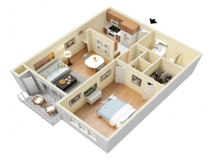 Mesquite 1 Bed 1 Bath
