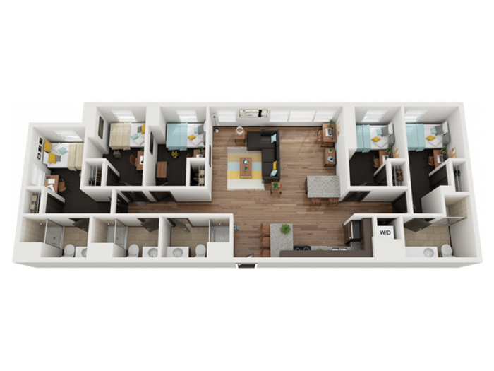 5 Bedroom 4 Bathroom A