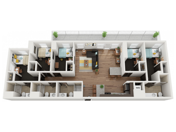 5 Bedroom 4 Bathroom B