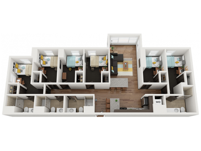 6 Bedroom 4 Bathroom