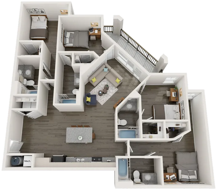 D3.2 | 4 bed 4 bath | from 1598 square feet