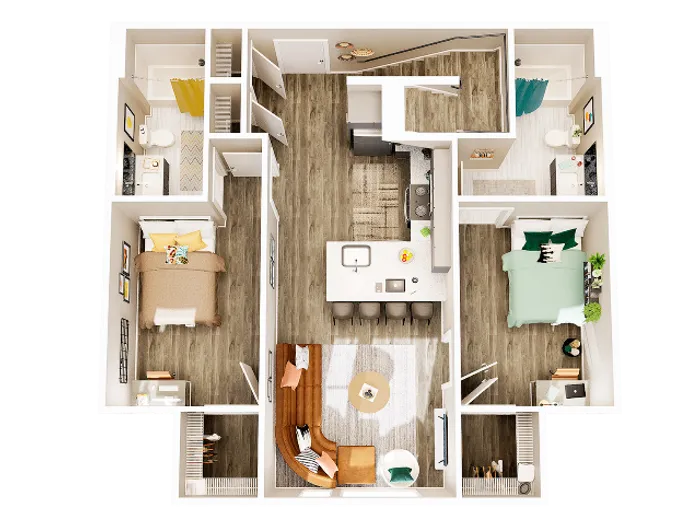 4 Bedroom 4 Bathroom Townhome
