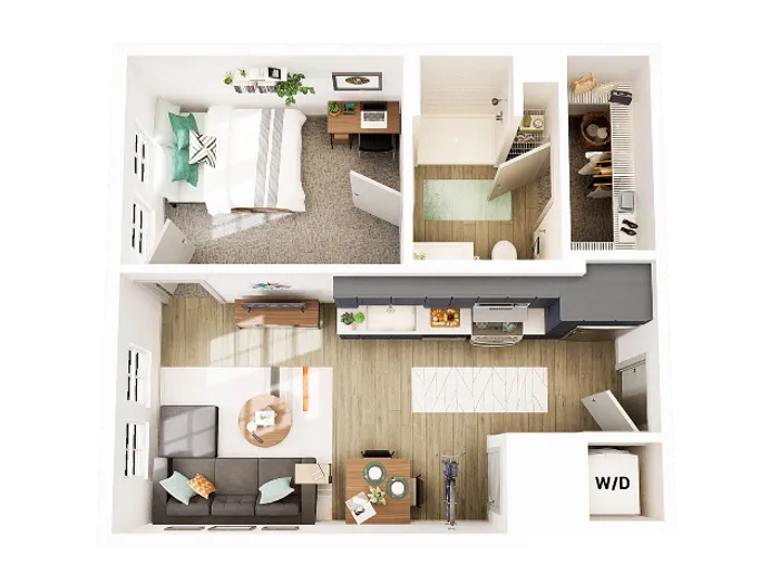 1 Bedroom 1 Bathroom A1