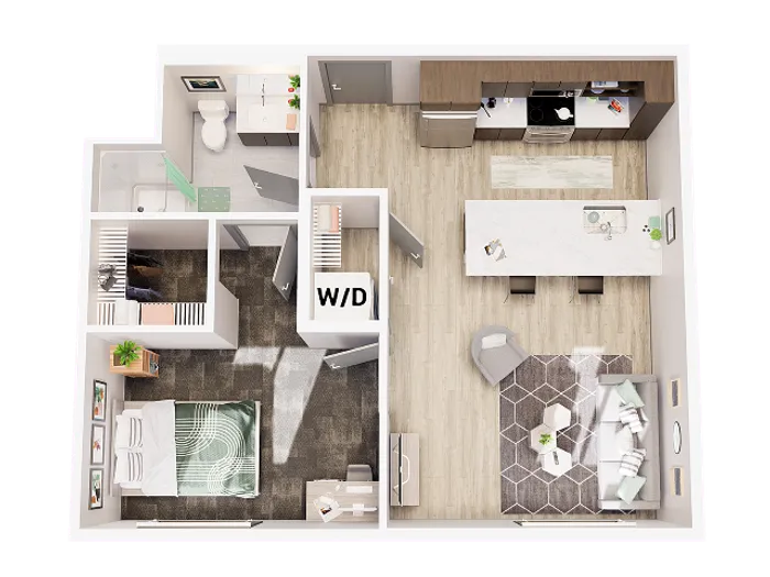 1 Bedroom Large