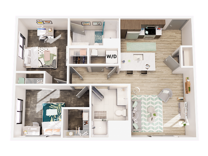 2 Bedroom Large