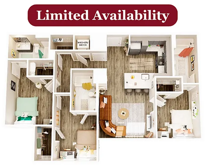 3 Bedroom 3 Bathroom C1