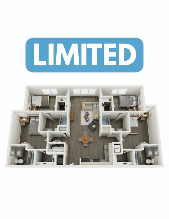 D2.3 | 4 bed 4 bath | from 1457 square feet