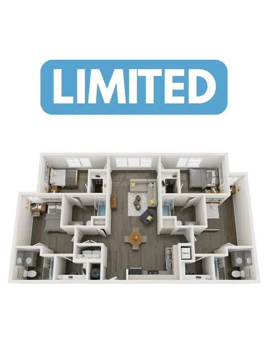 D2.2 | 4 bed 4 bath | from 1468 square feet