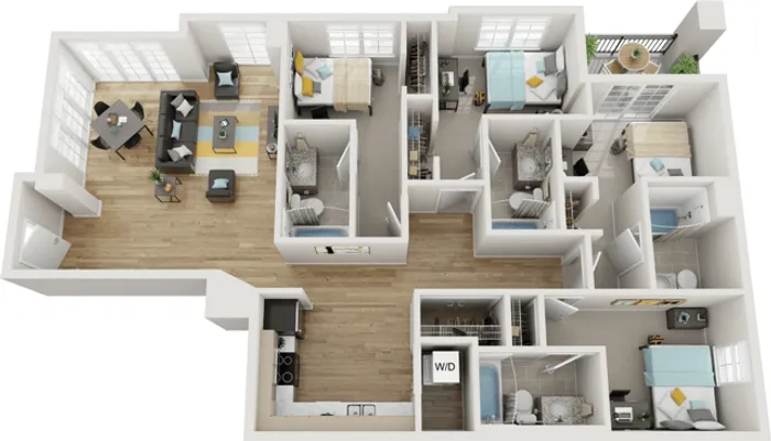 4BR/4BA - D4- Option 1