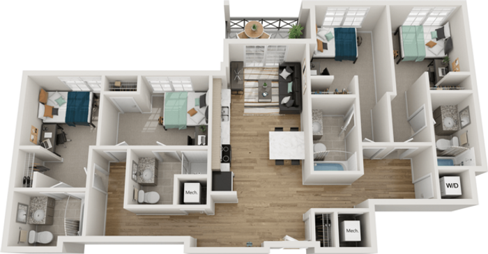 4BR/4BA - D11- Option 1
