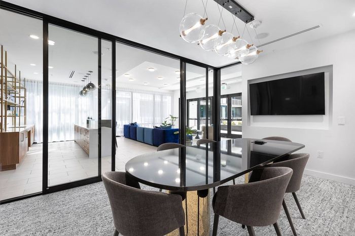 Clubroom | Conference Table and TV | 1155 Barton Springs