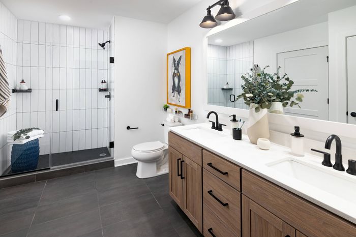 Spa-Inspired Bathrooms with Double Vanity