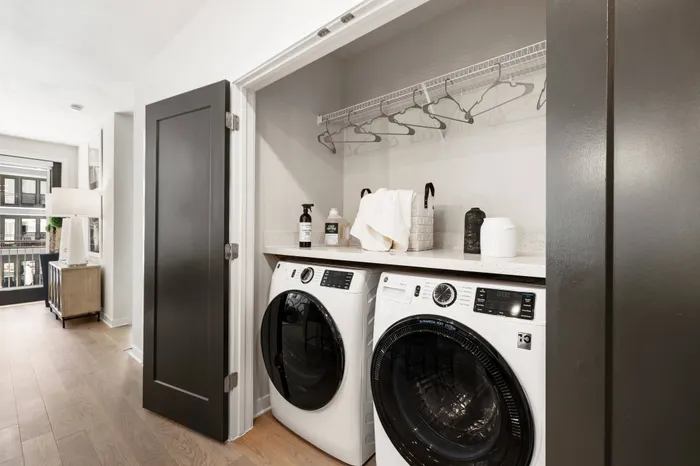 side-by-side washer and dryer