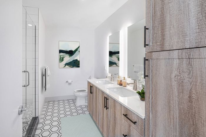 Spa-Inspired Bathrooms with Double Vanity