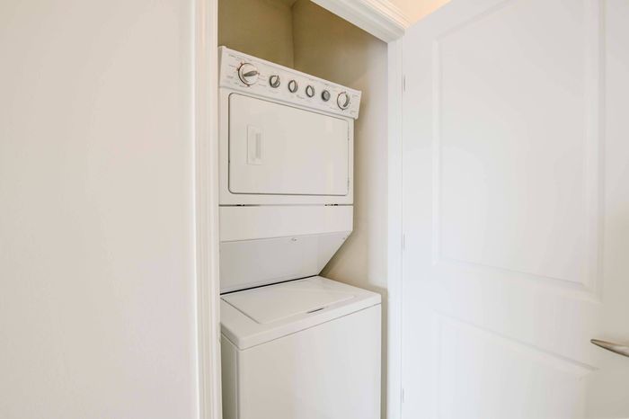 In-home washer and dryer in an Ossining apartment for rent.