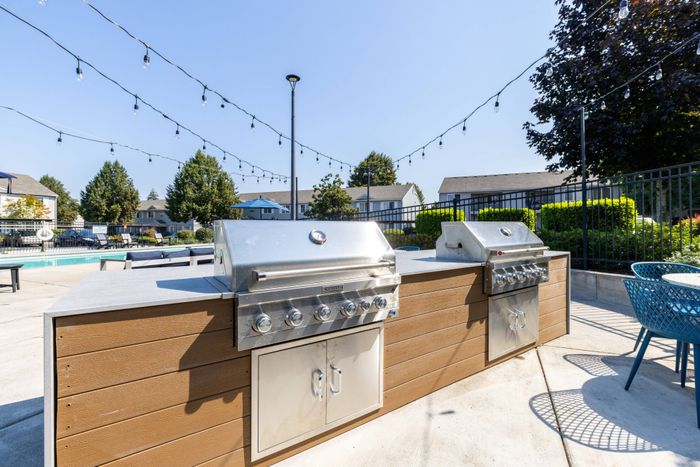outdoor grilling station