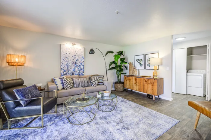 renovated living room