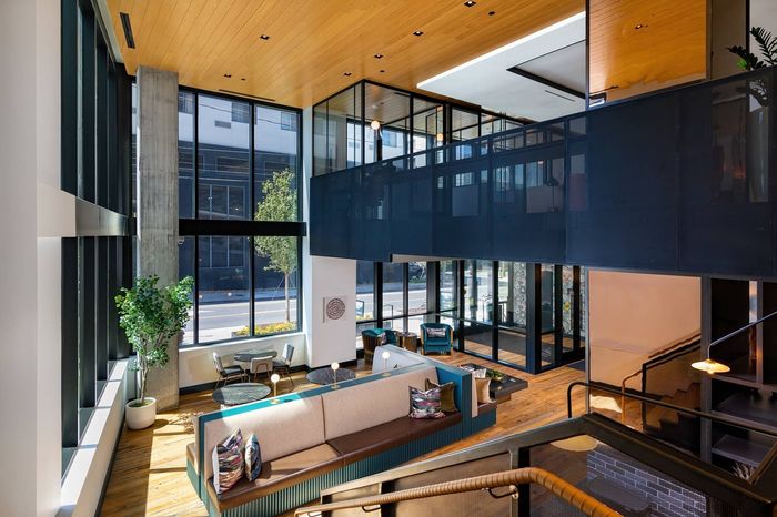 Leasing Lounge and Mezzanine
