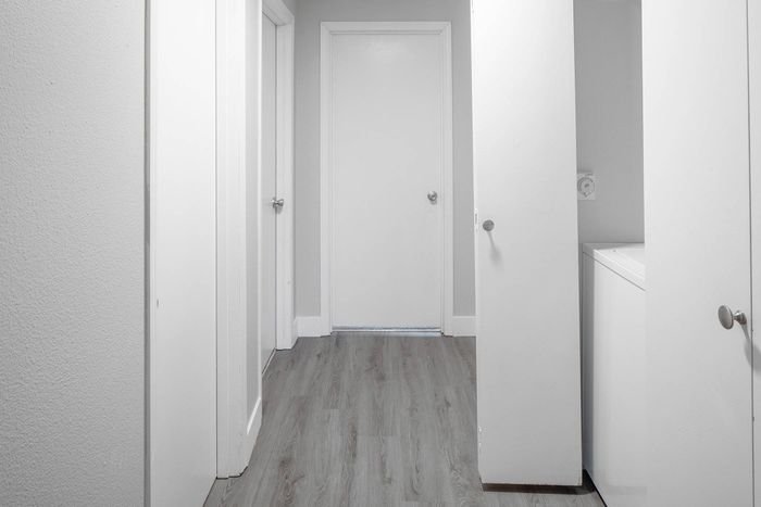 new light gray paint and white doors