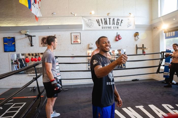 Vintage boxing gym