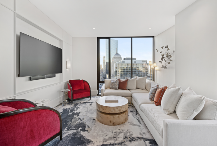 Elevated 19th floor lounge