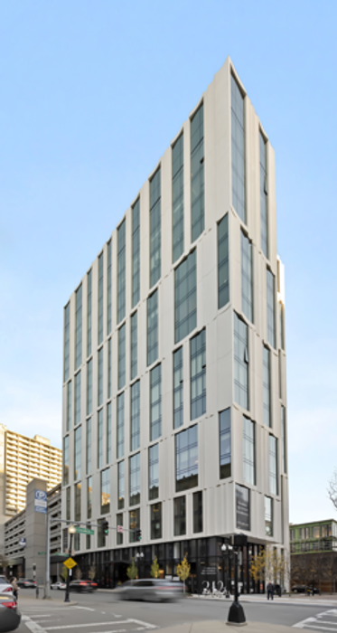 Outdoor view of 212 Stuart and grounds