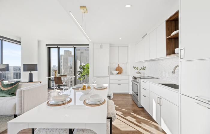 Elegant white Attica quartz countertops