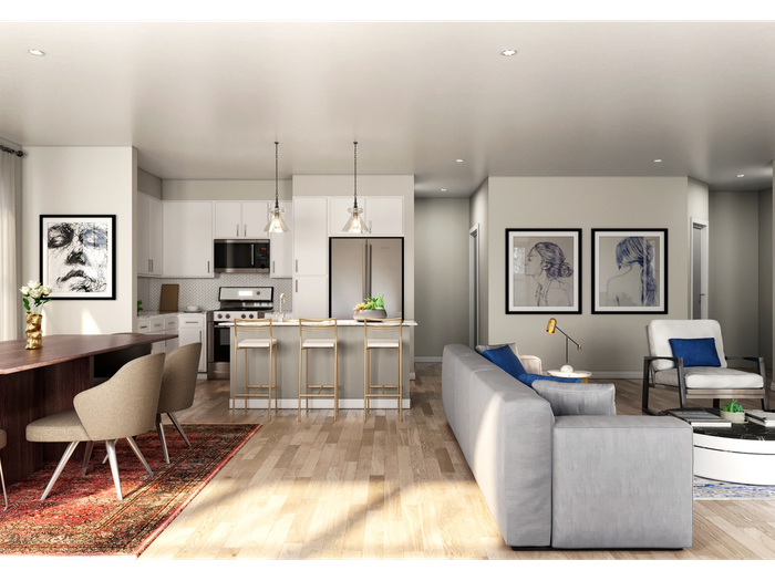 Kitchen & LR