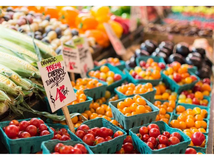 Local Farmers Market tomatoes