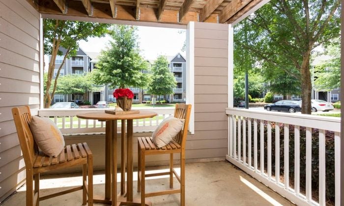 Spacious Apartment Balcony
