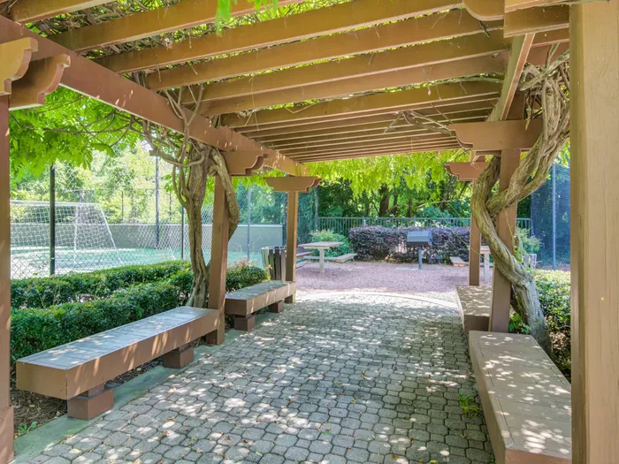 Covered picnic areas