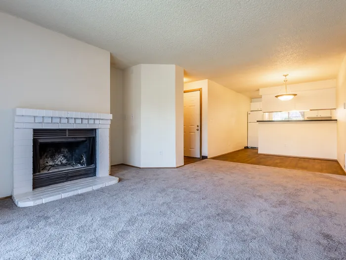 Living Dining and Kitchen vacant