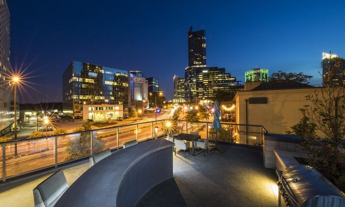 rooftop seating