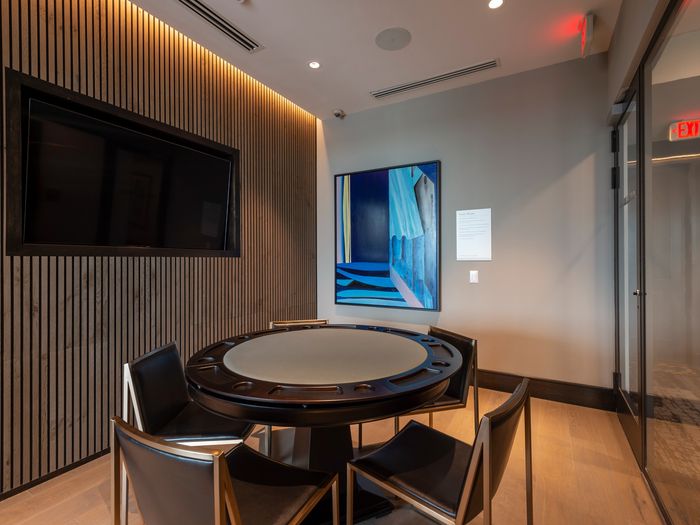 Poker table