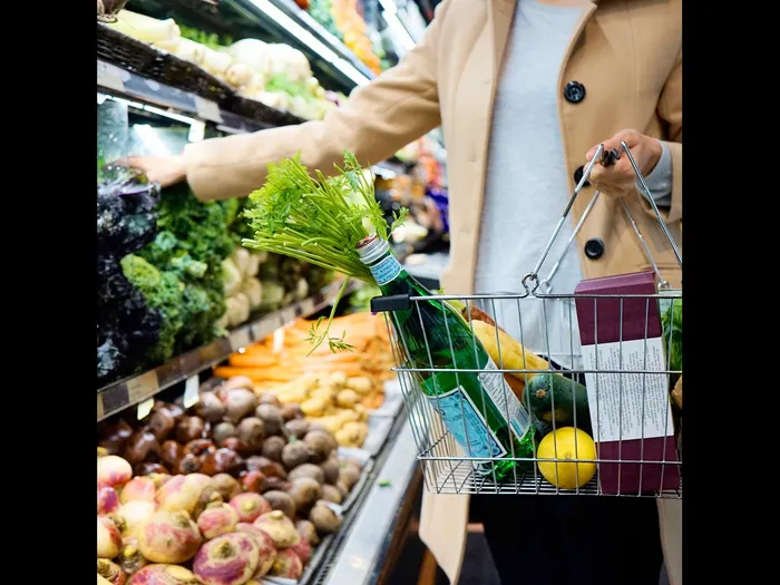 Grocery store shopping