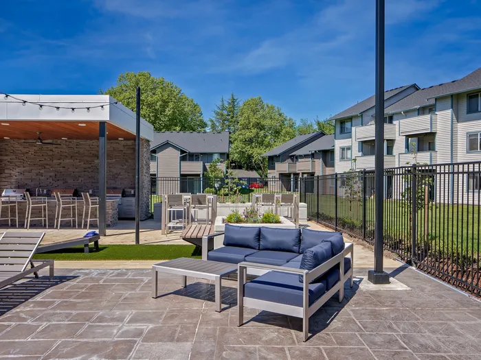 Seating by pool