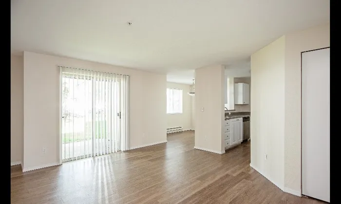 Beautiful updated flooring in living rooms