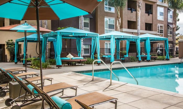 Pool Outdoor Day + Cabanas