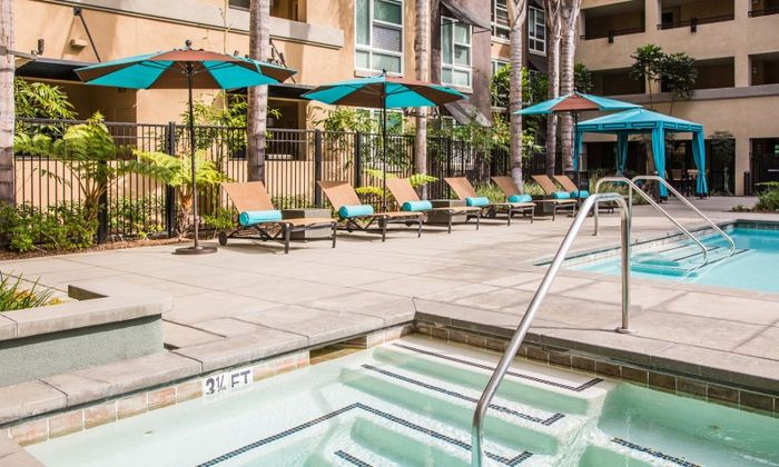 Pool Outdoor Day + Cabanas