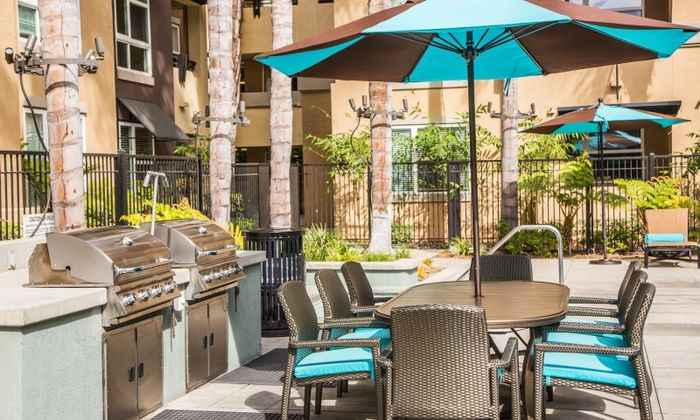 Outdoor Lounge at Pool + BBQ Area