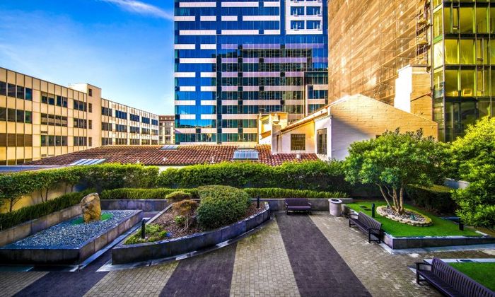 Rooftop deck